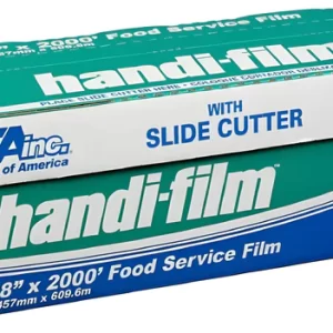 Shah Packaging Inc. - 8" X 2000 Ft Foodservice Film/Wraps with Slider Cutter, - 21805-S