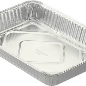 Shah Packaging Inc. - 108 Oz Large Full Curl Oblong Cake Pan, 100/Cs - 394-40-100