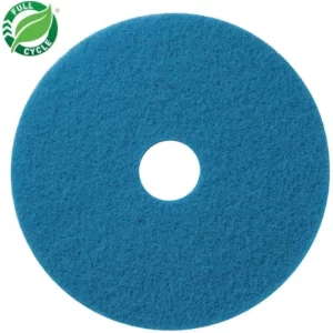 Shah Packaging Inc.  - 19" Blue Cleaning Floor Pads, 5/Cs - 400419