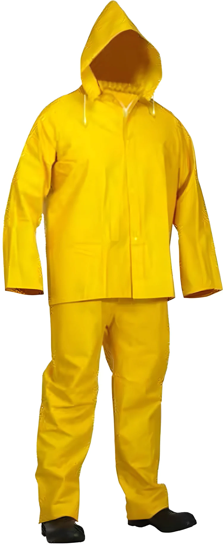 Shah Packaging Inc. - 3-Piece 4XL Yellow PVC Fire Resistant Rainsuit - 02350007FR