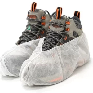 Shah Packaging Inc. - White Non-Skid Polypropylene Boot/Shoe Covers - 024-WBNS