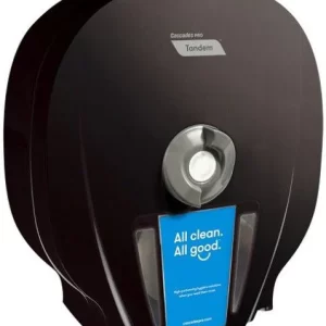 Shah Packaging Inc.  - 4 Roll Black Tandem x4 Paper Dispensers - C274/1910