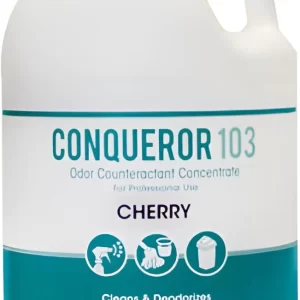 Shah Packaging Inc.  - 1 Gal Conqueror 103 Cherry Scented Air Fresh Deodorizer, 3.78 Liters Per Jug - 103GF000I004M20