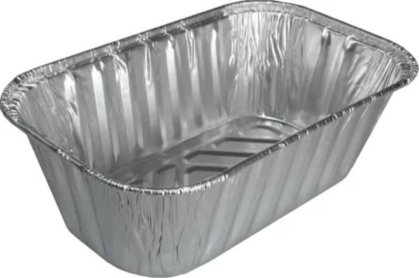 Shah Packaging Inc. - 1 lb Aluminum Loaf Pan, 200/Cs - 317-30-200