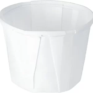 Shah Packaging Inc. - 0.5 Oz Solo White Paper Portion Cups, 250/Cs - 050-2050