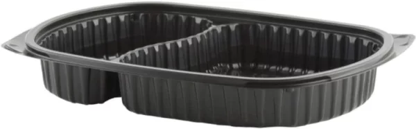 Shah Packaging Inc.  - 21 Oz / 10 Oz Microwaves 2 Compartment Platter, 252/Cs - 4540712