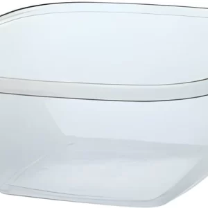 Shah Packaging Inc. - 160 Oz Clear Square Catering Bowls, 50/Cs - 14160B50