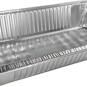 Shah Packaging Inc. - 1/3 Size Shallow Steam Table Aluminum Foil Pan, 200/Cs - 4034-35