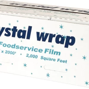 Shah Packaging Inc.  - 12" x 2000 ft Crystal Wrap Resinite Film, 2000ft/Bx - 7301234
