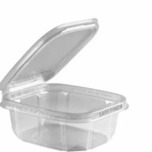 Shah Packaging Inc.  - 12 Oz Safe Pinch Tamper Clear Hinged Container, 200/Cs - 4512025