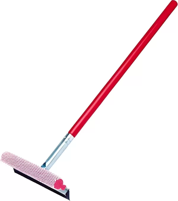 Shah Packaging Inc. - 10" Handy Car/Window Squeegee with 20" Tall Handle - WS09100