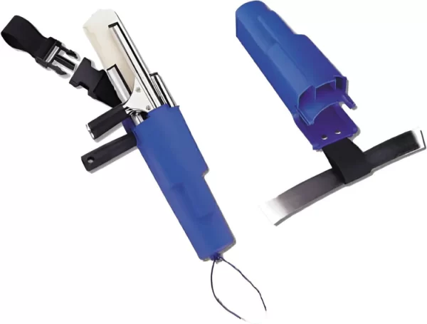 Shah Packaging Inc. - 12" Blue Tubex Squeegee Holster with Detachable Strap, Each - PUW04010