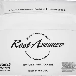 Shah Packaging Inc.  - Impact Earth 1/2 Fold Green Seal Toilet Seat Cover, 250/pk - 25130873