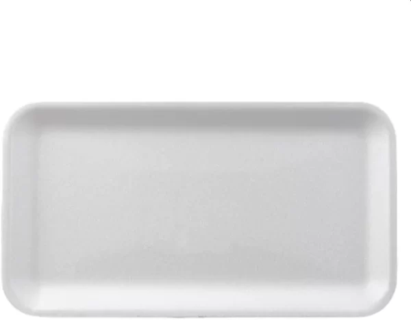 Shah Packaging Inc. . - 10.75" x 5.75" x 0.5", 10S White Foam Trays, 500/cs - 88115