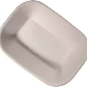 Shah Packaging Inc. . - 7.6 x 5.5 x 1.4" Savaday #200 Natural Food Pulp/Chip Trays, 500/Cs - 21564