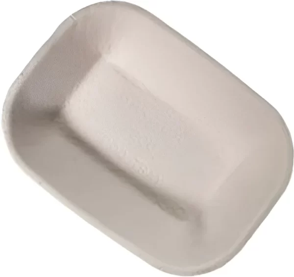 Shah Packaging Inc. . - 7.6 x 5.5 x 1.4" Savaday #200 Natural Food Pulp/Chip Trays, 500/Cs - 21564