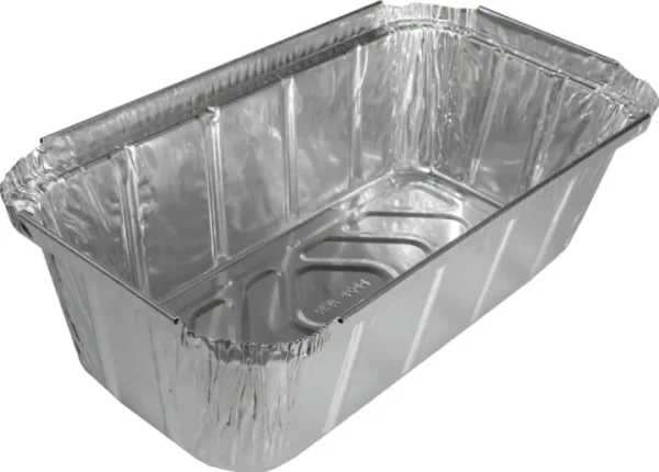 Shah Packaging Inc. - 1.5 lb Aluminum Loaf Pan, 500/Cs - 4044-35-500