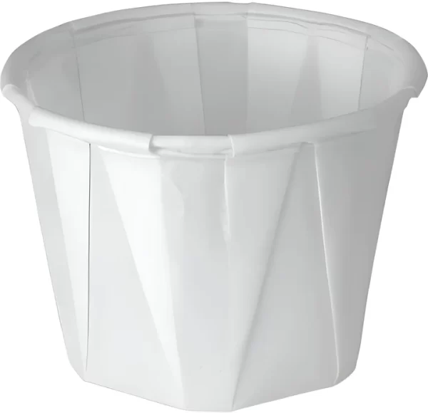 Shah Packaging Inc. - 1 Oz Solo White Paper Portion Cups, 250/Cs - 100-2050