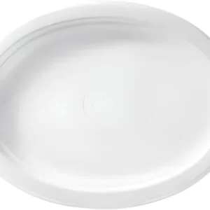 Shah Packaging Inc. . - 7.5 x 10" Royal Oval Chinet Platter, 500/cs - 22008