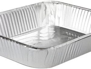 Shah Packaging Inc.  - 2.56" Deep Half Size Foil Steam Table Pan, 100/Cs, 56cs/sk - 321-40-100