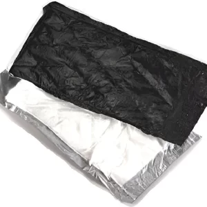 Shah Packaging Inc.  - 4.75" x 7" Dri-Loc Poultry Black Pads, 2600/Cs - AC40