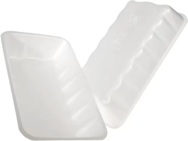 Shah Packaging Inc. . - 10.25 x 6 x 2", 10K White Foam Tray, 250/Cs - 88141