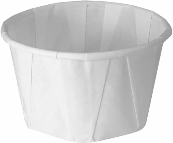 Shah Packaging Inc. - 3.25 Oz Solo White Paper Portion Cups, 250/Cs - 325-2050