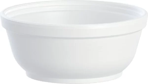 Shah Packaging Inc. - 8 Oz White Foam Bowls, 1000 Per Case - 8B20