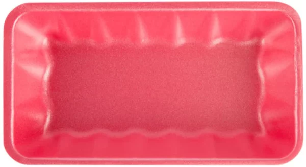 Shah Packaging Inc. . - 10.38" x 5.63" x 2" Dark Rose Pink Foam 10K Tray, 250/Cs - 88076