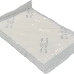 Shah Packaging Inc.  - 4.75" x 7" Dri-Loc Poultry White Pads, 2600/Cs - AC50