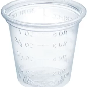 Shah Packaging Inc. - 1 Oz Clear Graduated Souffle Plastic Portion Cups, 5000/Cs - P101M