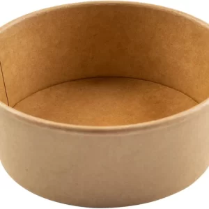 Shah Packaging Inc.  - 8" x 3" Kraft Paper Bowl, 300/Cs - HPE-PBWL26