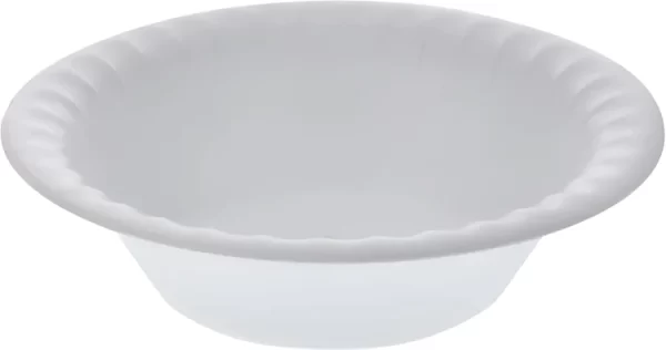 Shah Packaging Inc.  - 12 Oz White Non-Laminated Round Foam Bowl, 5/Cs - YTH100120000