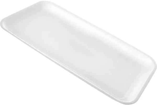 Shah Packaging Inc. . - 10.6" x 5.4" x 0.8", 35/5S White Foam Meat Packaging Tray, 500/Cs - 88135
