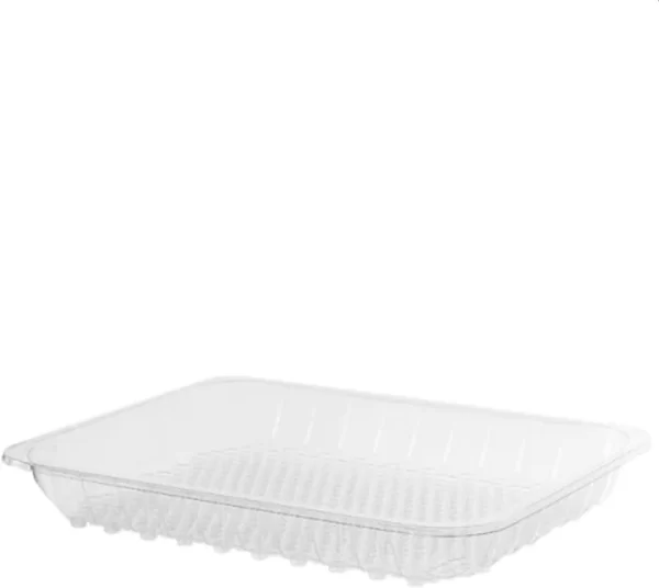 Shah Packaging Inc. . - 10S 10.75" x 5.75" x 0.5" Clear RPET Plastic Tray, 300/cs - 550510