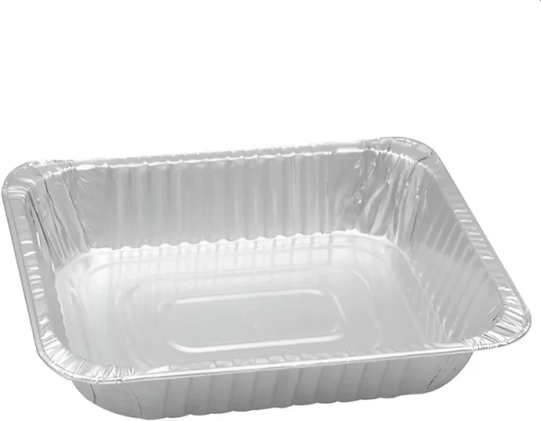 Shah Packaging Inc.  - 12.75" x 10.37" x 2" Novelis Half Steam Table Foil, 100/Cs - 45544B