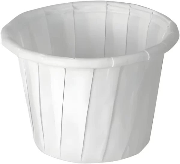 Shah Packaging Inc. - Solo 3/7 Oz White Paper Portion Cups, 250/Cs - 075-2050