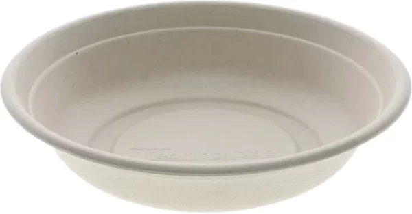Shah Packaging Inc.  - 24 Oz Compostable Bagasse Bowl, 400/Cs - YMC508BWL24