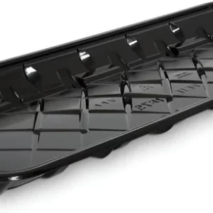 Shah Packaging Inc. . - 14.4 x 5.5 x 0.9", #7S Black RPET Plastic Meat Tray, 200/Cs - 86520