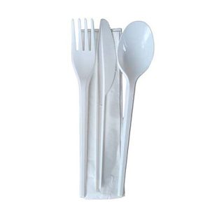 Meal Kits 4 Pieces (Fork+Knife+Spoon+Napkin) (500/cs)