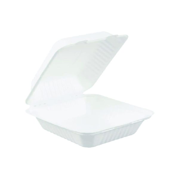 Bagasse Container 9''x9'' 1 Comp PFAS FREE (200/cs)