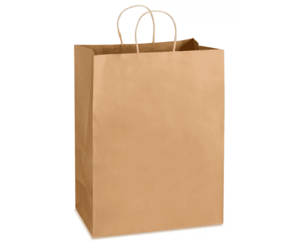 Sac Papier Poignée Torsadée 12''x7''x17'' (250/cs)