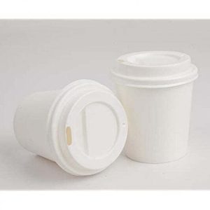 Dom Lid White For Coffee Cup 10-16 Oz (1000/cs)