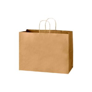 Sac Papier Poignée Torsadée 16''x6''x12'' (250/cs)