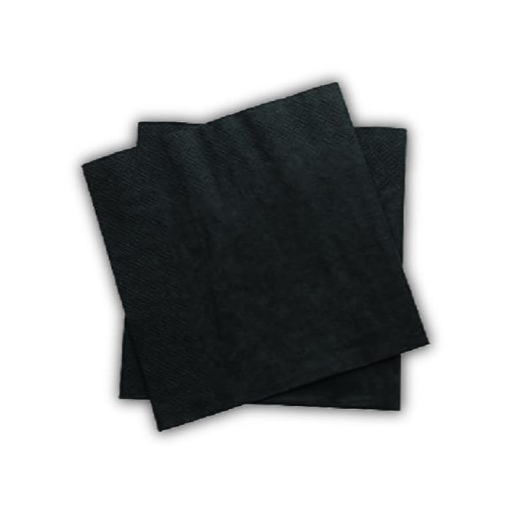 Beverage Napkin Black 2 Ply (1000/cs)