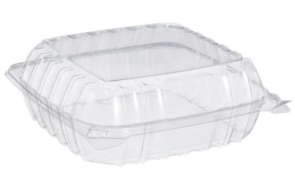 Contenant Clair Refermable 8''x8'' (200/cs)
